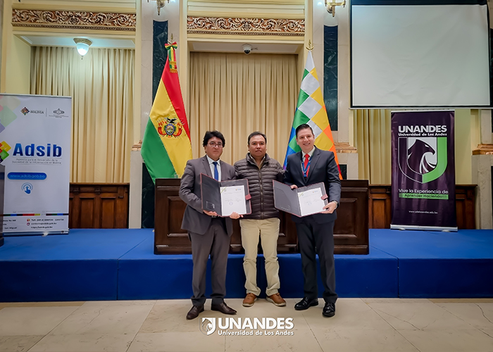 UNANDES da un salto digital con la firma de convenio con ADSIB