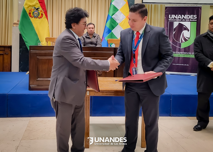 UNANDES da un salto digital con la firma de convenio con ADSIB