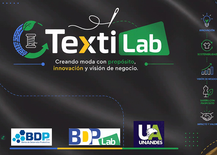 Estudiantes de UNANDES fortalecen sus competencias en el Laboratorio Temático Textil del BDP