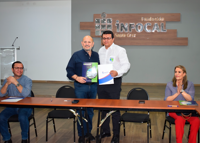 Establecimiento de Convenio de Cooperación entre Infocal y la Universidad de Los Andes subsede Santa Cruz