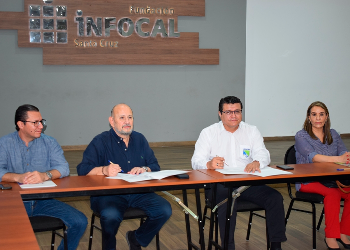 Establecimiento de Convenio de Cooperación entre Infocal y la Universidad de Los Andes subsede Santa Cruz