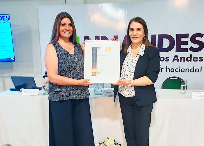 UNIVERSIDAD DE LOS ANDES OBTIENE LA CERTIFICACIÓN INTERNACIONAL ISO 21001:2018
