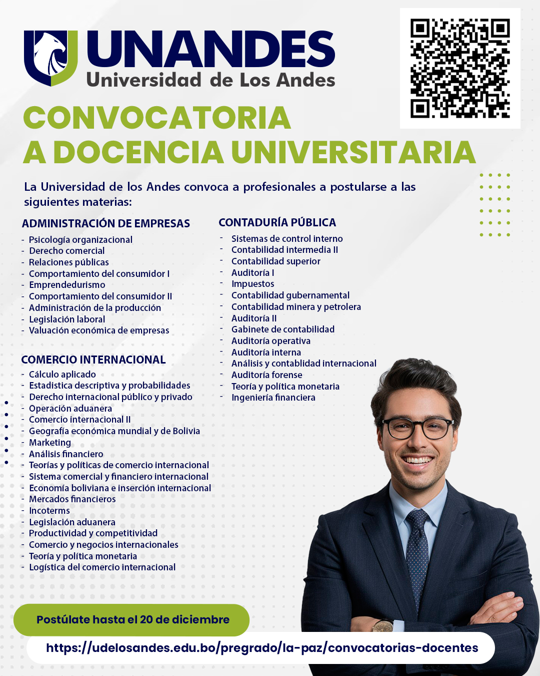 convocatoria docentes